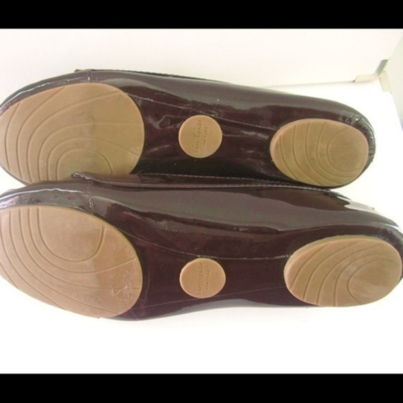 Kate Spade Patent Leather Flats SZ 6.5 - Picture 3 of 4